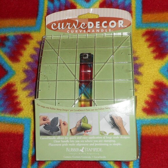 Curve Decor Curve Handle by Rubber Stampede, For Use With Rubber Stamp Designs - Picture 1 of 5
